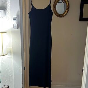 Elegant Black Spaghetti Strap Dress